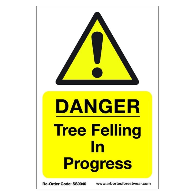 Correx Saftey Sign Tree Felling In Progress