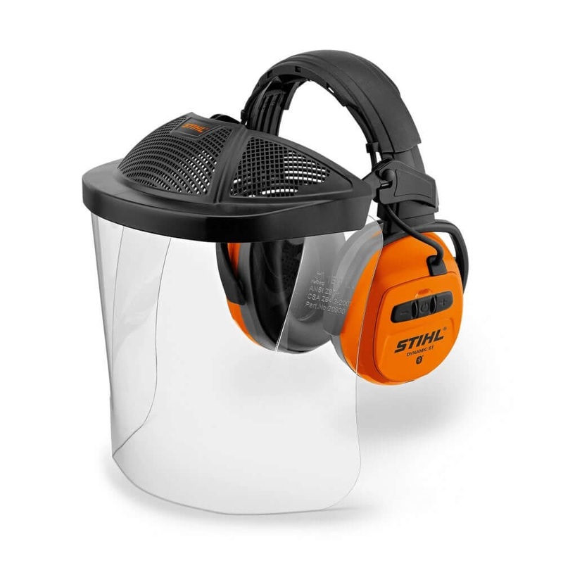 Bluetooth Ear Defenders & Perspex Dynamic Visor