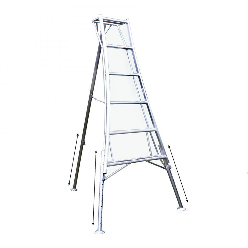 Three Leg Adjustable Tripod Ladder