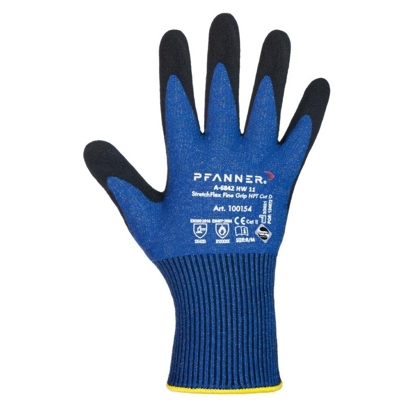 Stretchflex Fine Grip HPT Cut D Work Gloves