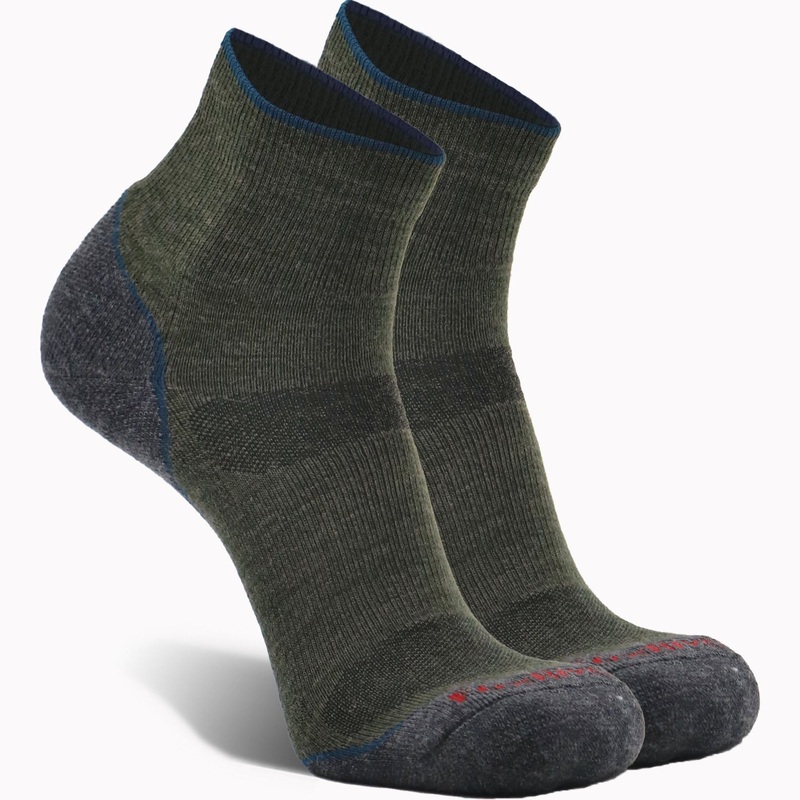 Fox River Men's Basecamp 2.0 Lightweight Quarter Crew Hiking Sock