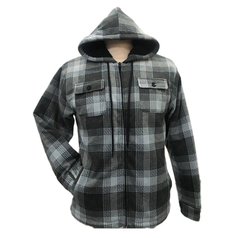 Guides Choice Sherpa Lined Full Zip Fleece Hoody