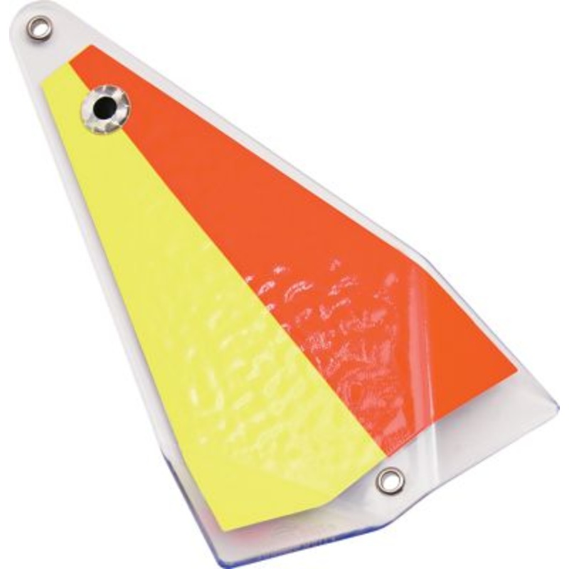 Yakima Bait Big Al'S Fish Flash - 8'' - Chartreuse/Orange