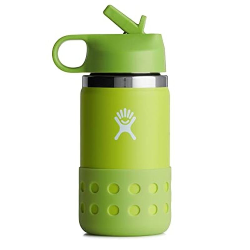 Hydro Flask Wide Mouth 2.0 Kids Bottle with Straw Lid - 12 Oz