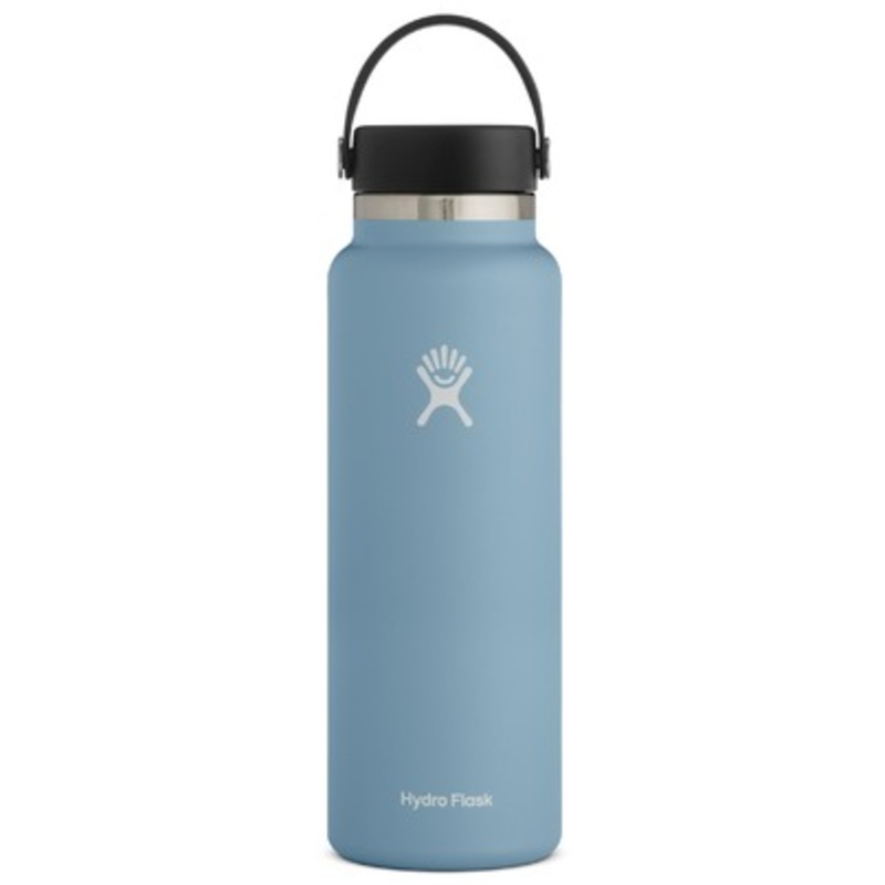 Hydro Flask Wide Mouth Water Bottle with Flex Cap 40oz/1.18 Liter - Rain