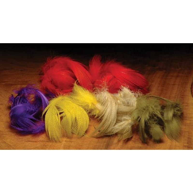 Hareline Mallard Flank Feathers-Yellow