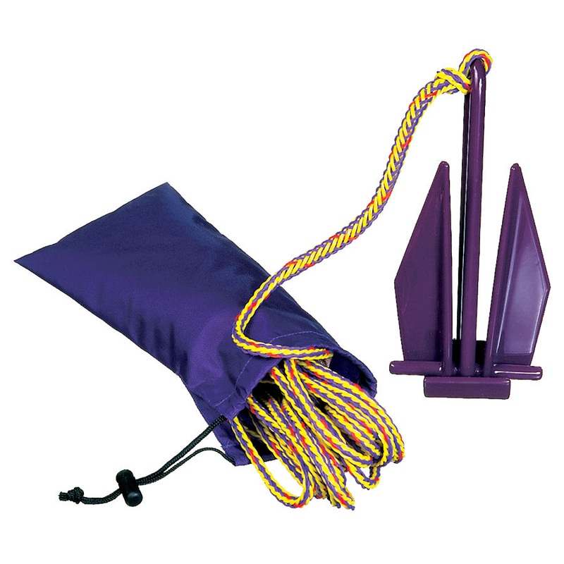 PWC Anchor with Line and Storage Bag in Purple