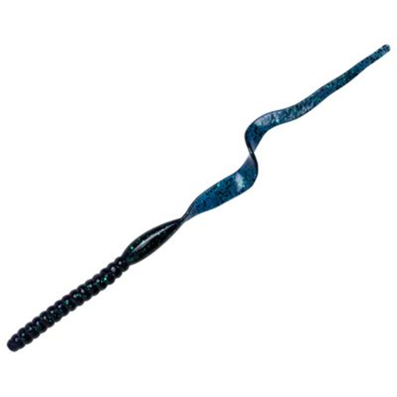 Yum Ribbon Tail Worm - 7.5in - Junebug