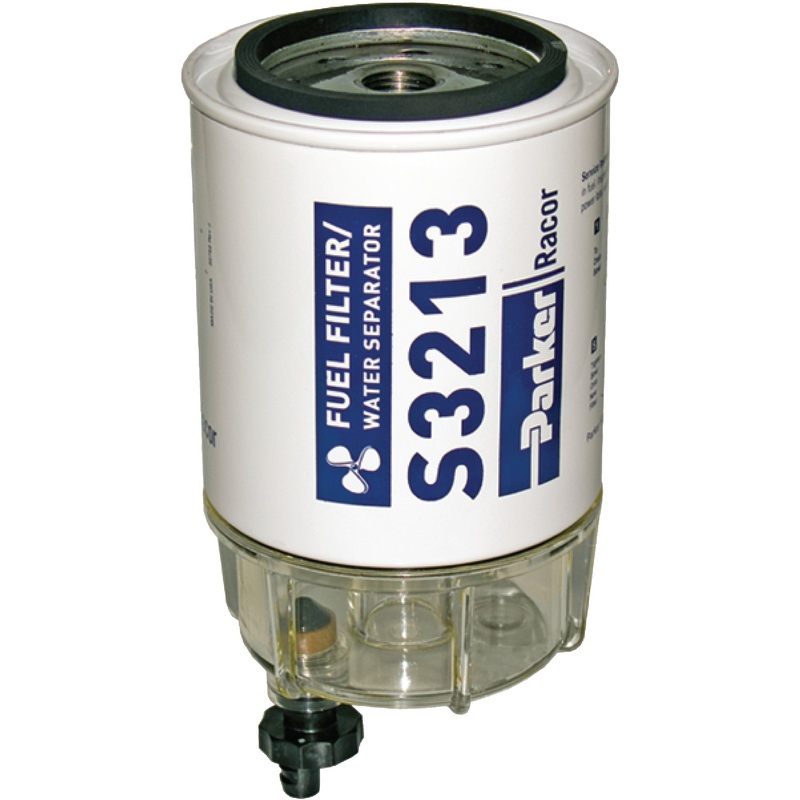 Racor 60 GPH Gas Outboard Filter with Clear Bowl, Mercury O/B