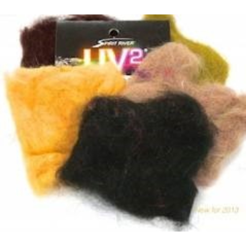 Spirit River UV2 Fine & Dry Dubbing - Adams Grey - Fly Tying