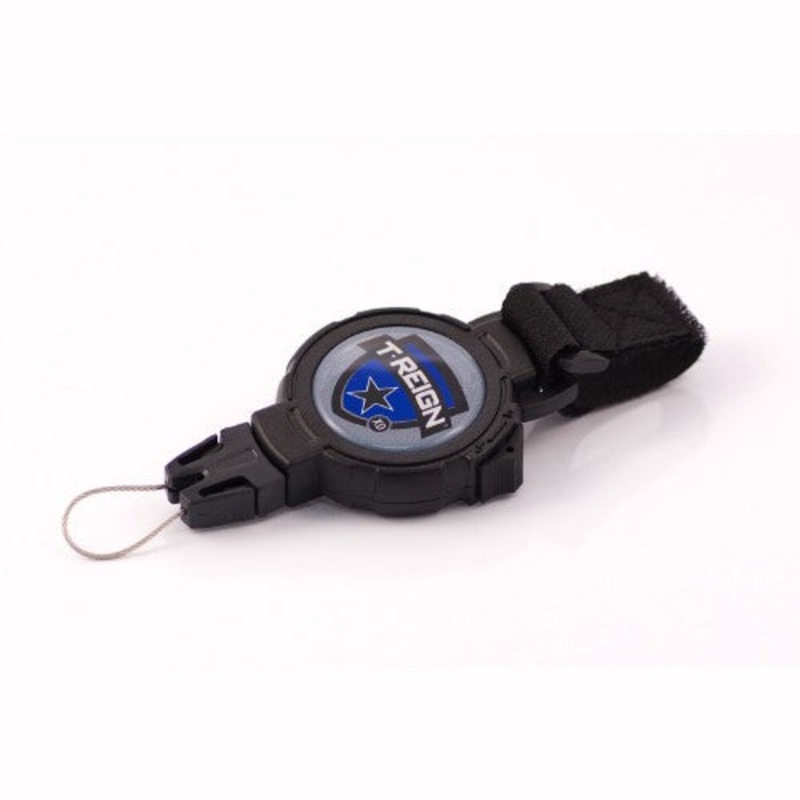 T-Reign Fishing Retractable Gear Tether 0TRG-341 - Xtreme Duty 36"Extention Black Carabiner