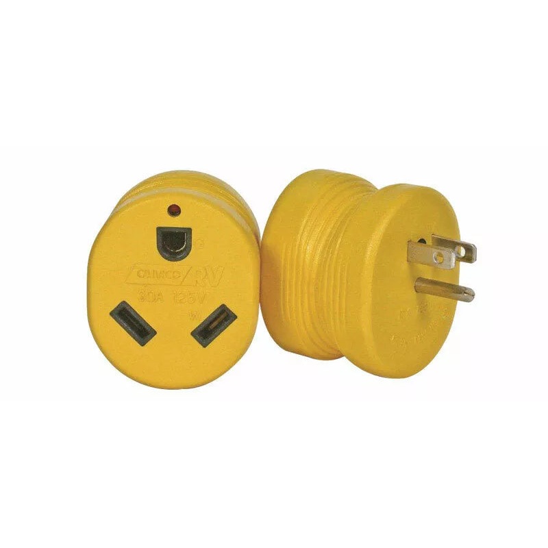 Camco 15 amps RV Electrical Adapter 15-30A 1 pk