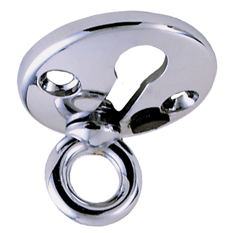 Perko 1299DP0CHR Chrome-Plated Fender Lock - 3/8  Eye X 1-1/2  OD Flange