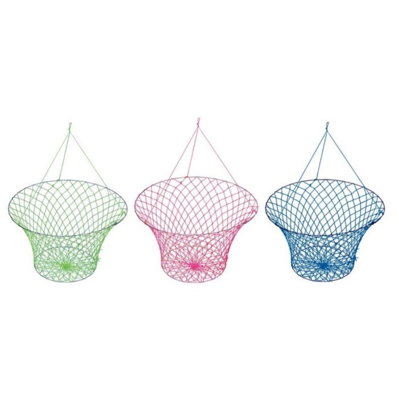 American Maple NE-111C Fun Color Cotton Crab Drop Net 18" Top Ring, 10"
