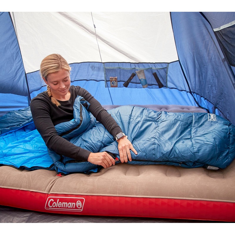 Coleman Tidelands 30 Degree Mummy Sleeping Bag - Blue