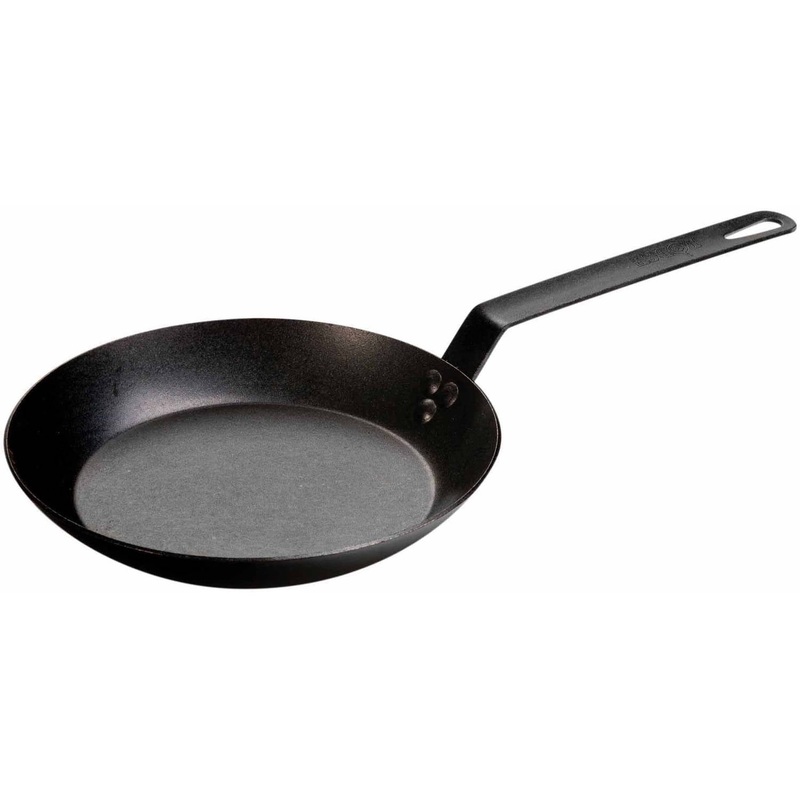 Lodge 10 in. Carbon Steel Skillet in Black